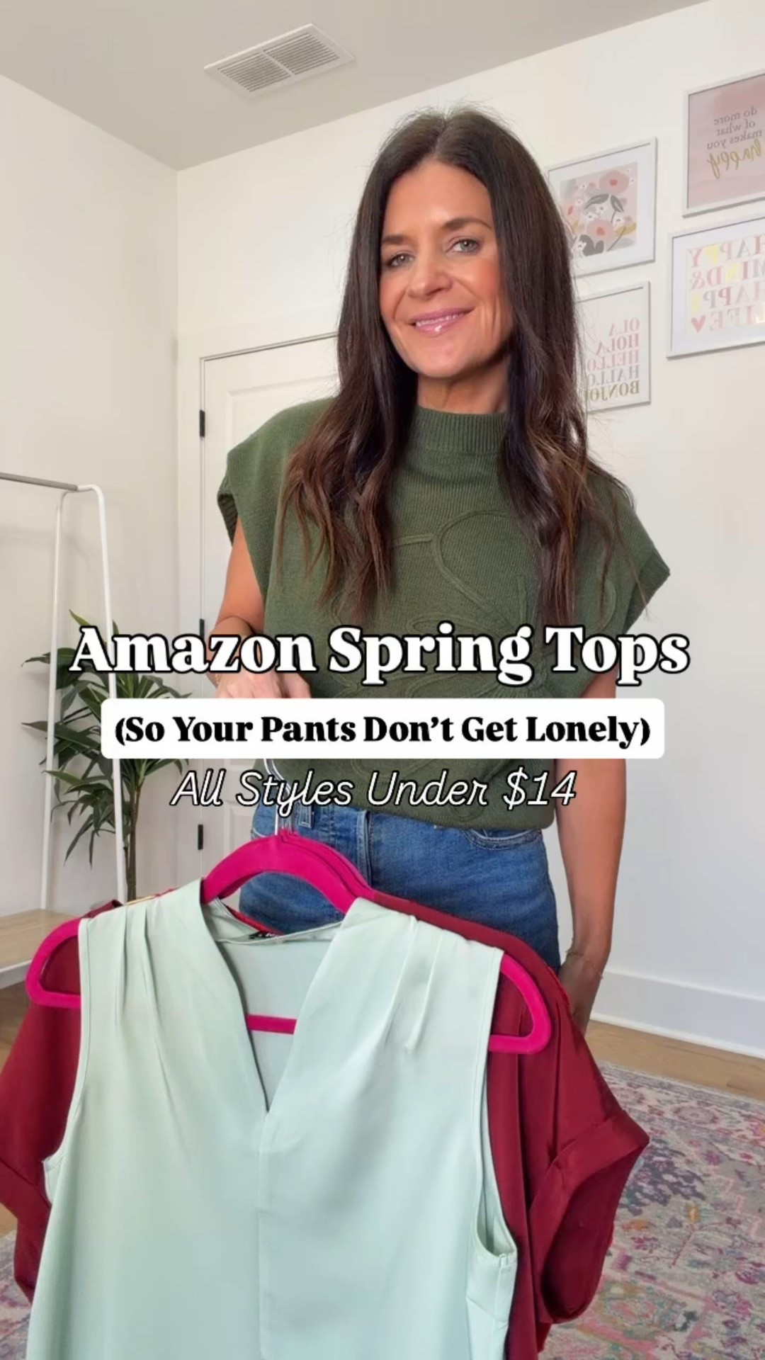 ⭐Green Sweater Top W/ Flower - code = CKHDVF2X. Expires 2/15
⭐Light Green Silky Tank - code = 40OGVZQ8. Expires 2/13
⭐Red Crochet Top - code = 94CELDJA. Expires 2/11
⭐Yellow Crochet Tank - code = IF5C4IKL. Expires 2/11
⭐Wine Red Silky Top - code = V9XXIP3D. Expires 2/11

#LTKSeasonal #LTKootd #LTKSaleAlert