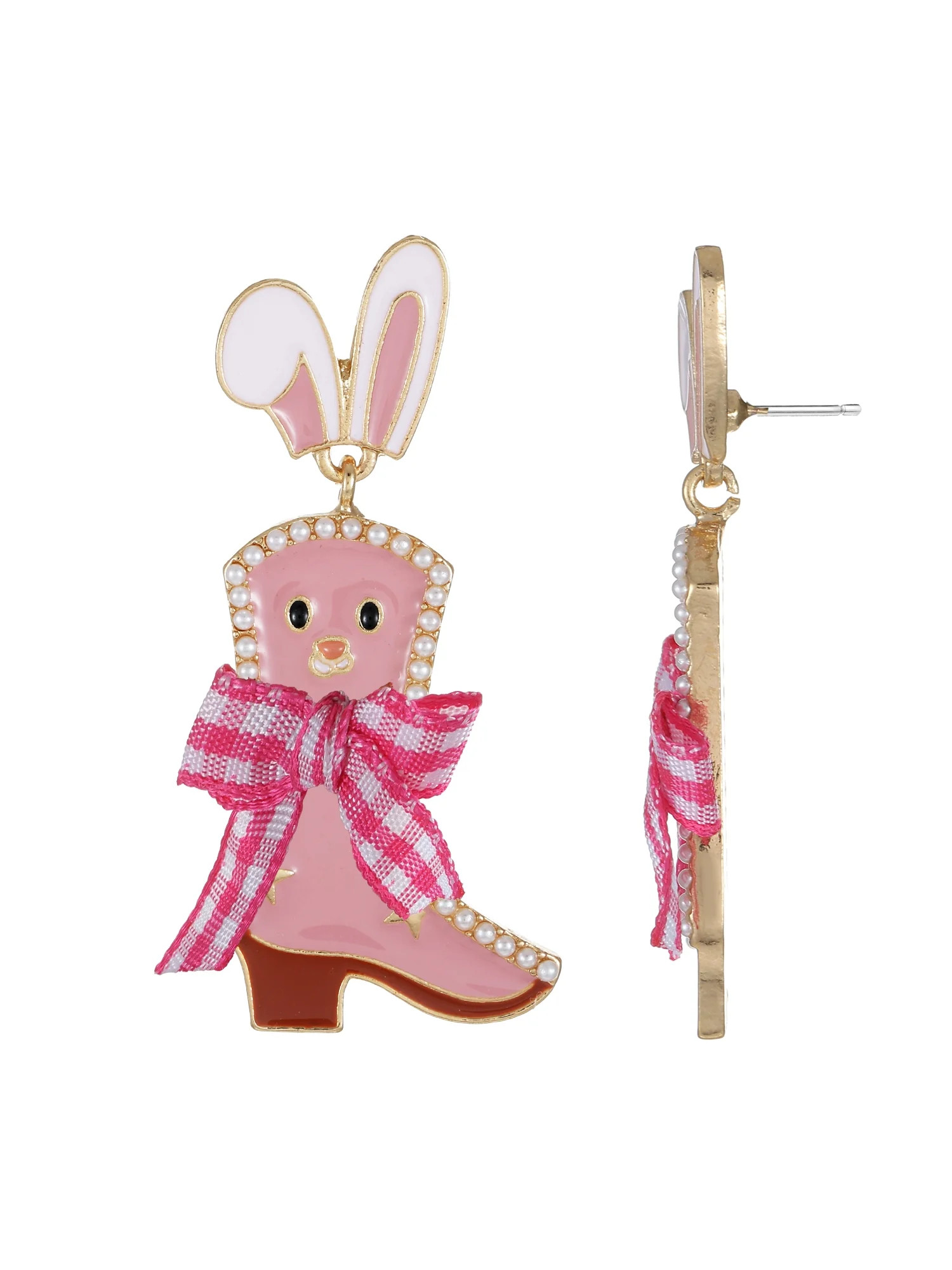 Way to Celebrate Easter Western Bunny Boot Earrings | Walmart (US)