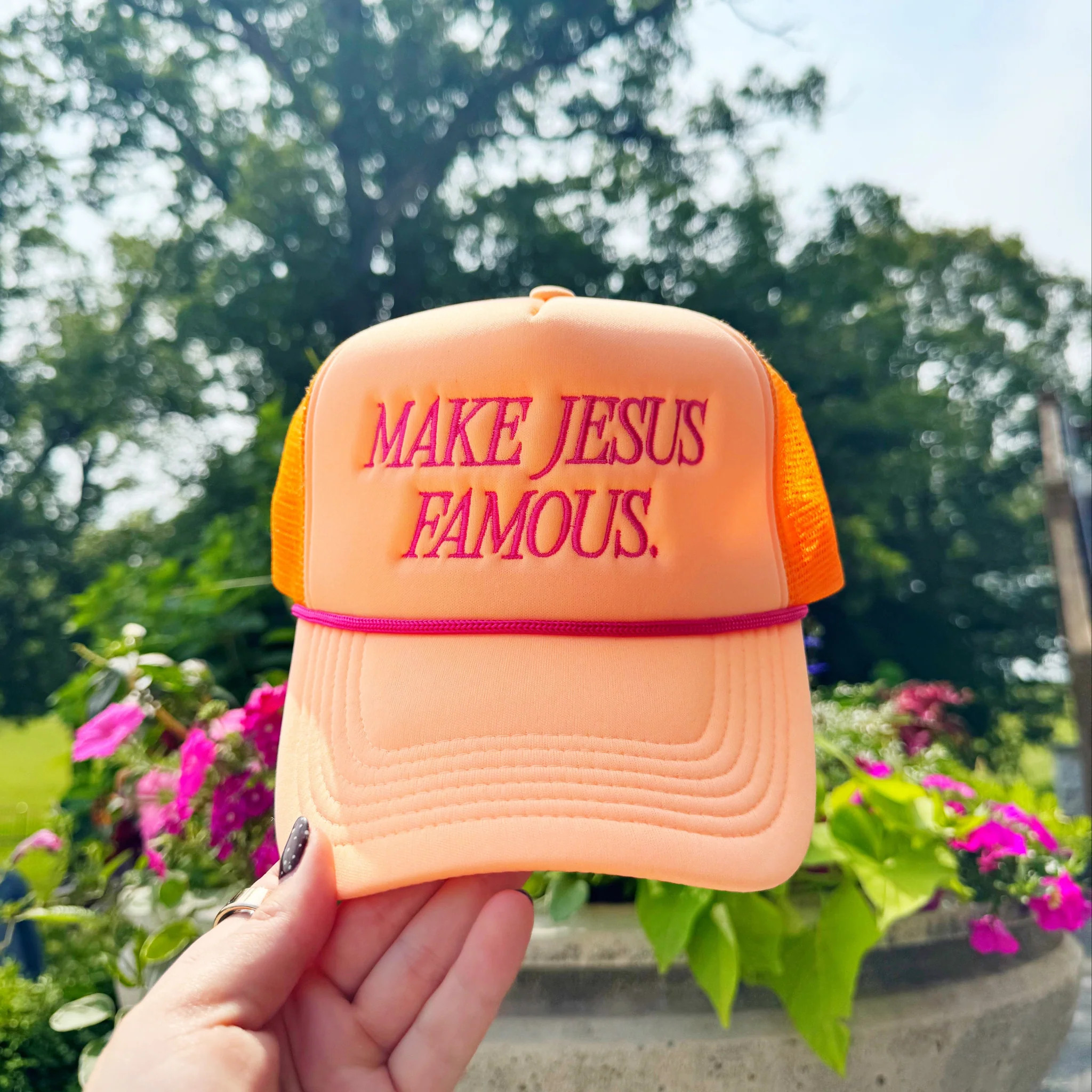 Make Jesus Famous Hat | Poppy & Pine