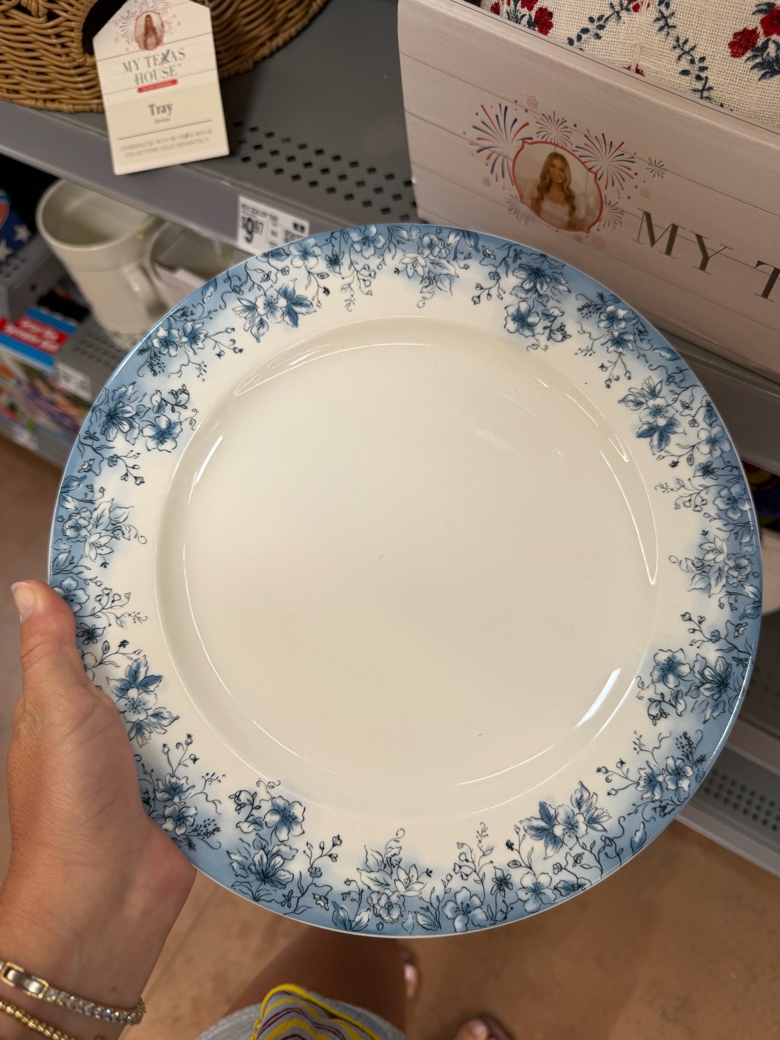 How adorable is this blue and white plate.

#LTKSeasonal #LTKHome