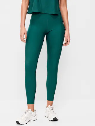 High-Waisted PowerSoft 7/8 Pocket Leggings | Old Navy (US)