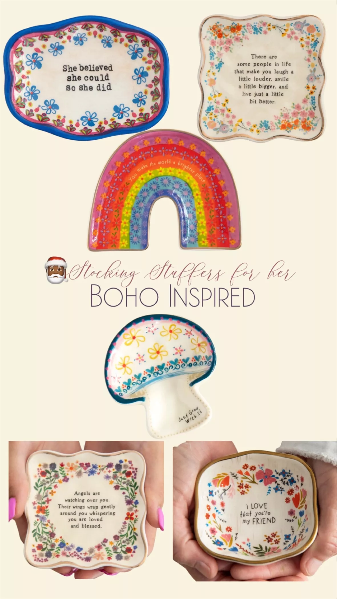 Little Spoon Rest/Trinket Dish - Just Grow With It Little Spoon Rest/Trinket Dish - Just Grow With It