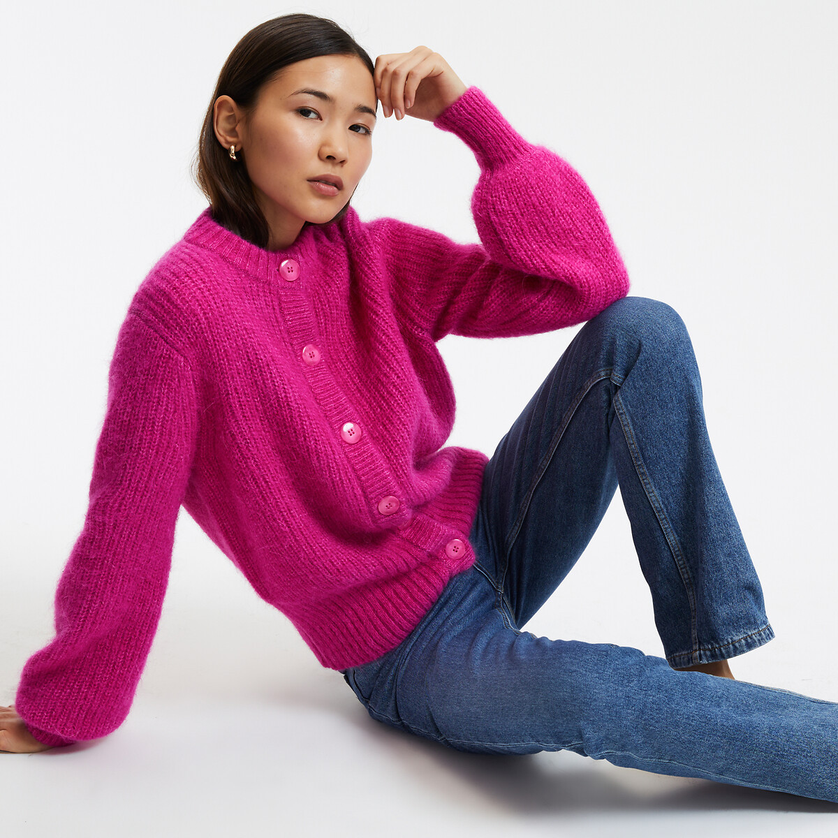 Signatures Ambroise Alpaca Mix Cardigan | La Redoute (UK)
