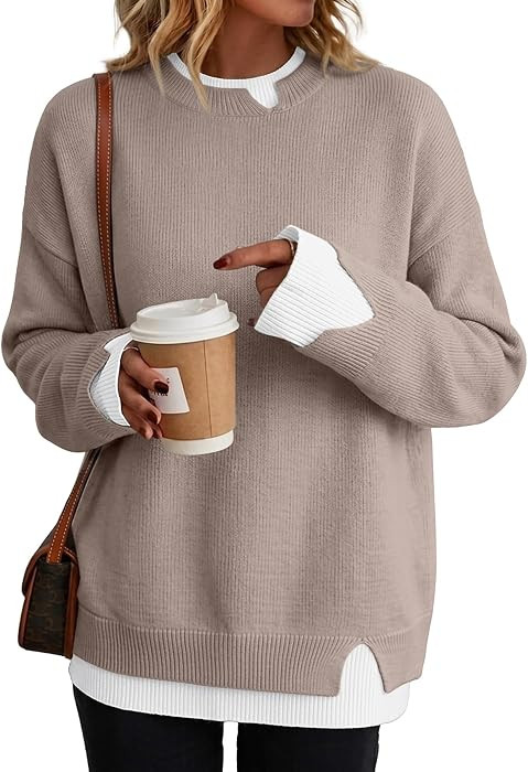 Trendy Queen Womens Oversized Sweaters 2026 Fall Fashion Teacher Outfits | Amazon (US)