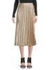 T Tahari Metallic Accordion Pleated Midi Skirt on SALE | Saks OFF 5TH | Saks Fifth Avenue OFF 5TH