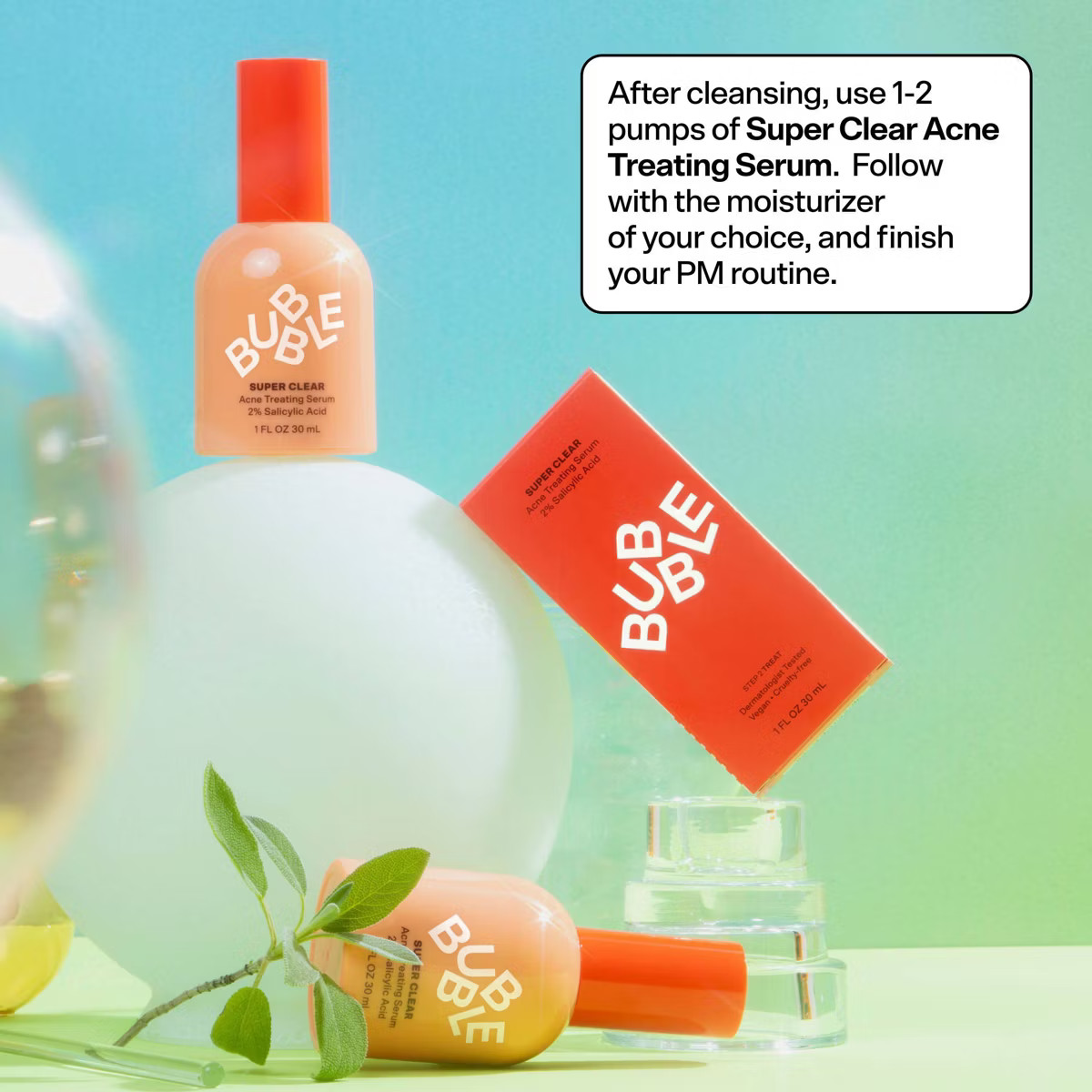 Bubble Skincare Super Clear Blemish Prevention Serum - 1 fl oz | Target