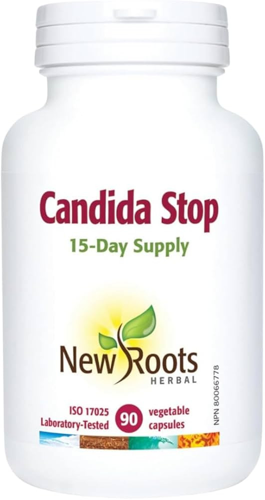 New Roots Herbal Candida Stop, 90 Veg Capsules Candida Cleanse Supplement - Black Walnut & Echina... | Amazon (CA)
