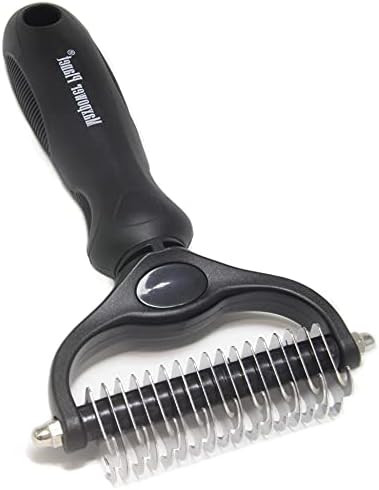 Maxpower Planet Pet Grooming Brush - Double Sided Shedding and Dematting Undercoat Rake Comb for ... | Amazon (US)