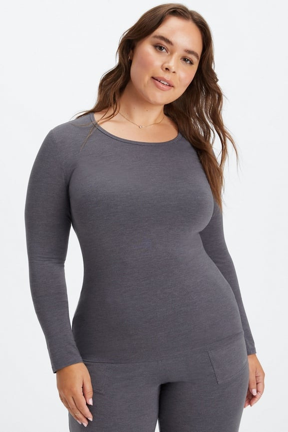 RestoreKnit Long Sleeve Tee | Fabletics - North America
