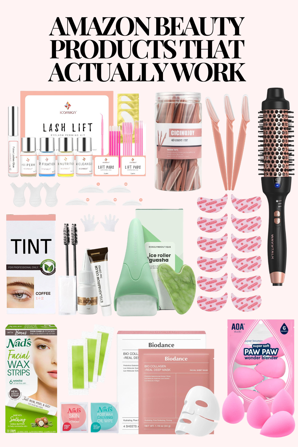Amazon Beauty Products That Actually Work (Affordable Finds)

amazon beauty products, amazon beauty finds, affordable beauty tools, at home beauty routine, lash lift kit, brow tint kit, facial waxing strips, ice roller benefits, gua sha routine, viral beauty products, budget beauty finds, amazon self care products

#amazonfinds #amazonbeauty #beautyproducts #beautyfinds #selfcare #athomebeauty #skincaretools #makeuptools #budgetbeauty #viralfinds #beautyhacks #glowup 

 #LTKmorningroutine #LTKselfcare #LTKBeauty