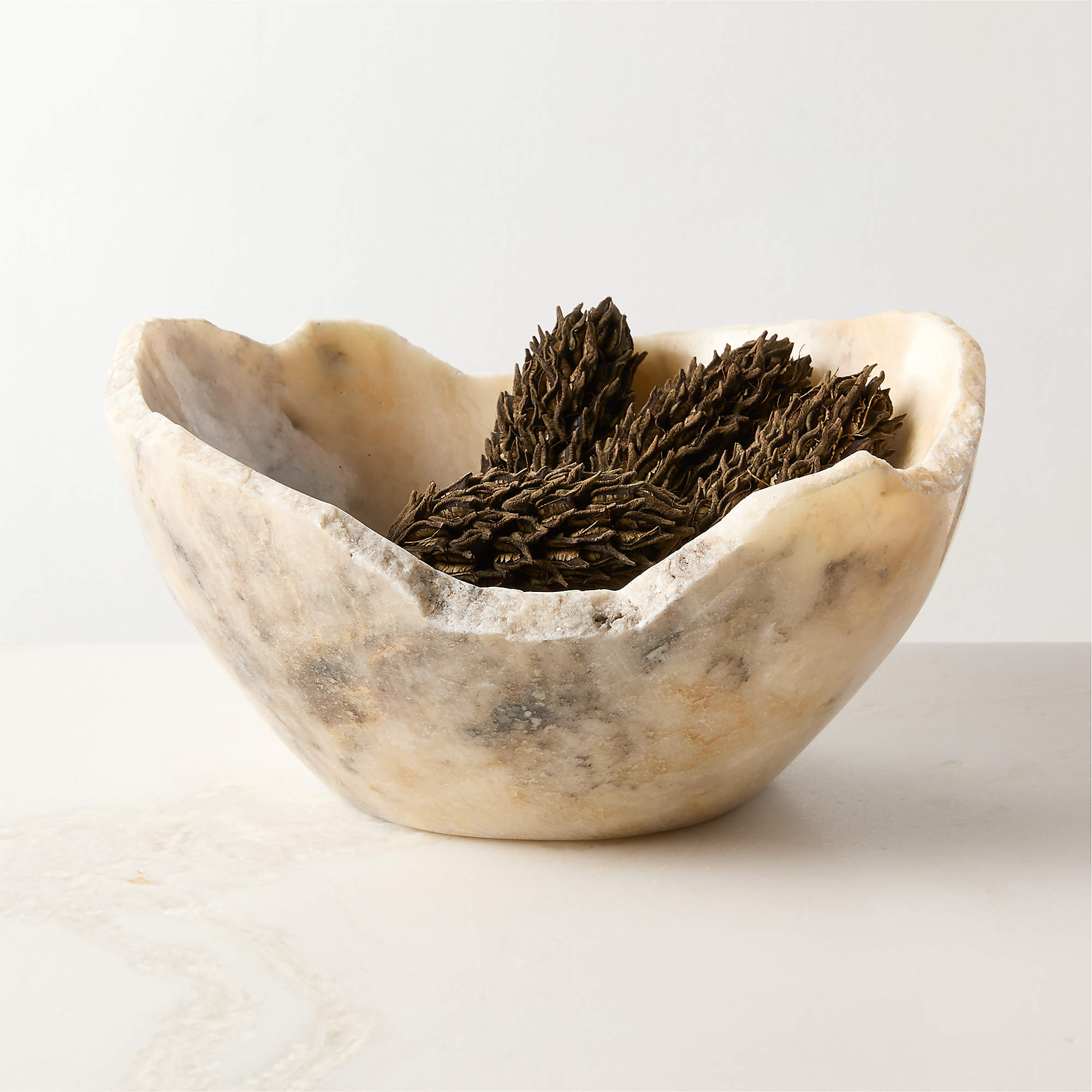 Onyx Raw Edge Stone Bowl + Reviews | CB2 | CB2