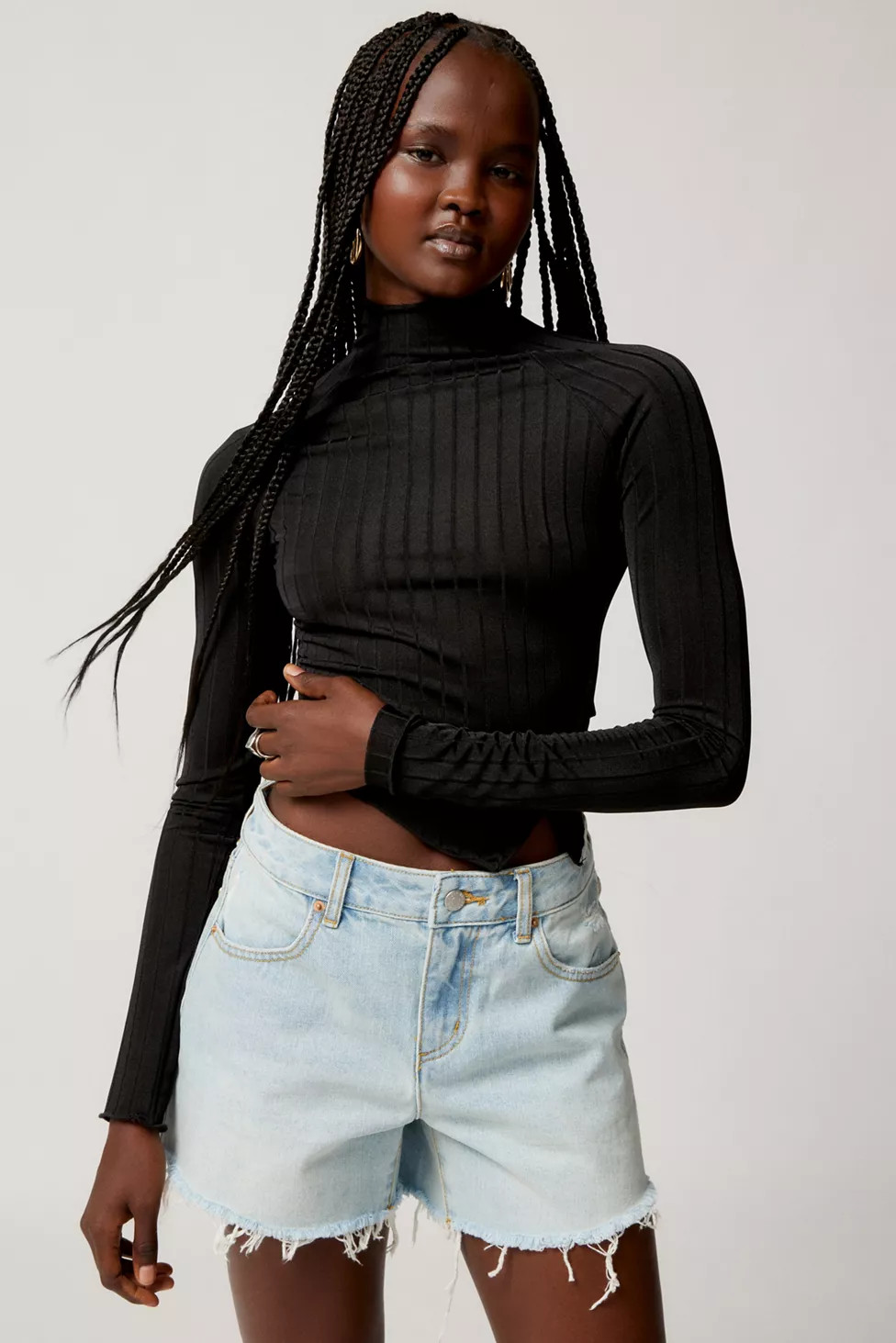 BDG A-Line Cutoff Denim Short | Urban Outfitters (US and RoW)