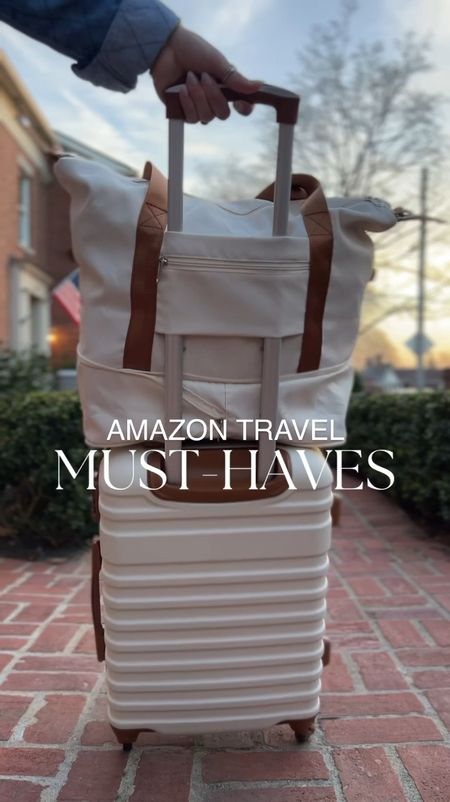 Amazon travel must haves! The carryon roller and bag set is amazing and the quality is great! The bag expands and holds so much! #meandmrjones 

#LTKtravel #LTKVideo #LTKfindsunder50