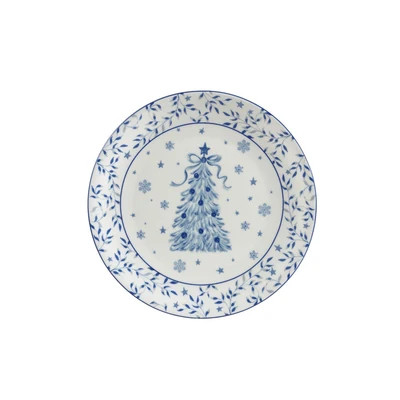 Coastal Christmas Tree Plate - Set of 2 | Cailini Coastal