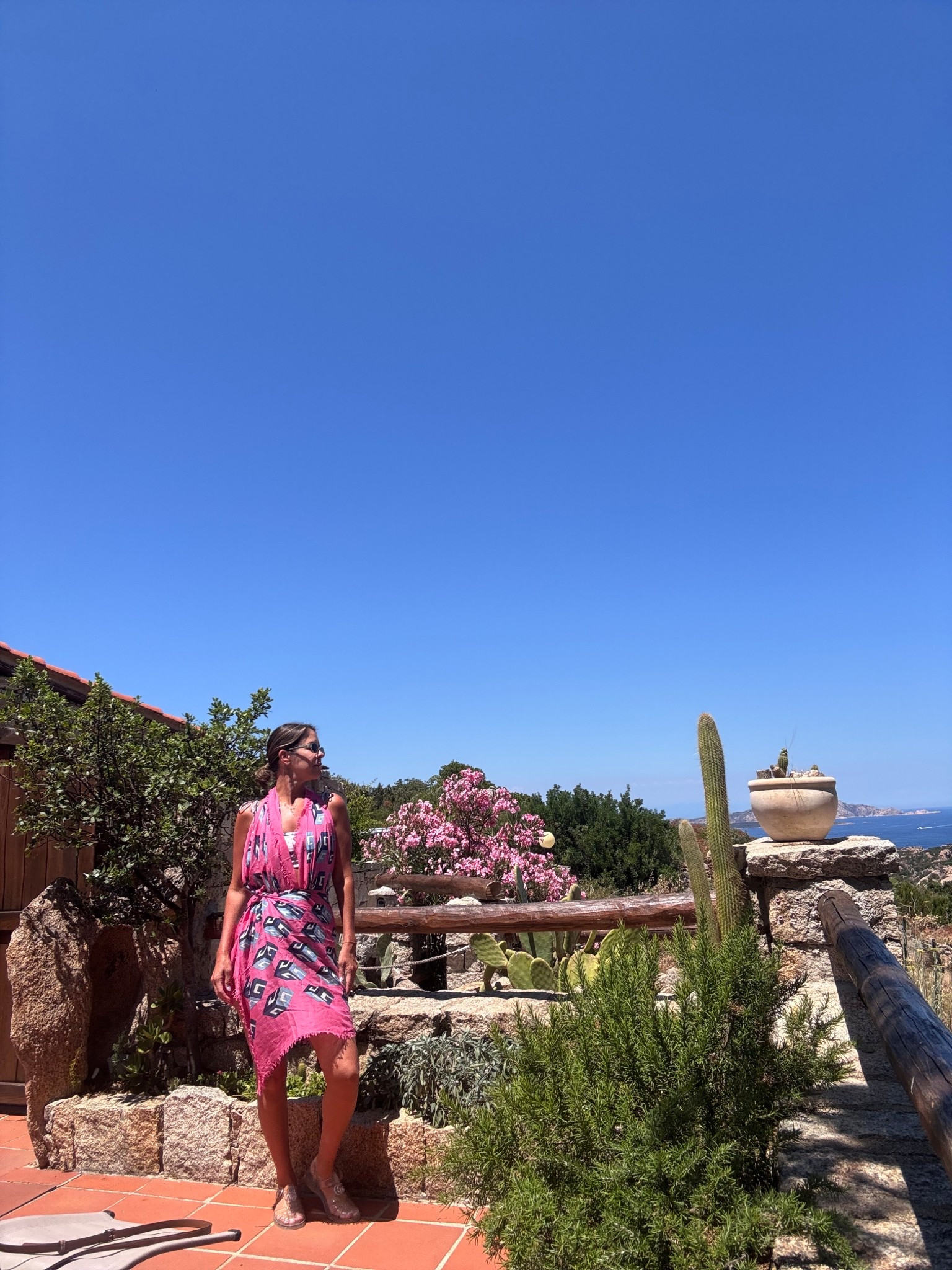 Perfect day for a beachside lunch and disco. 
I’ve had this oversized Gucci scarf/pareo for years and usually wear it as a sarong. In Italy, I got creative and turned it into a dress-so fun! I’m wearing my Gucci jellies and an Agua bikini. All fit TTS!

#LTKSeasonal #LTKTravel #LTKStyleTip