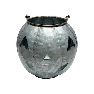 9" Halloween Jack-O-Lantern Galvanized Metal Container by Ashland® | Michaels | Michaels Stores