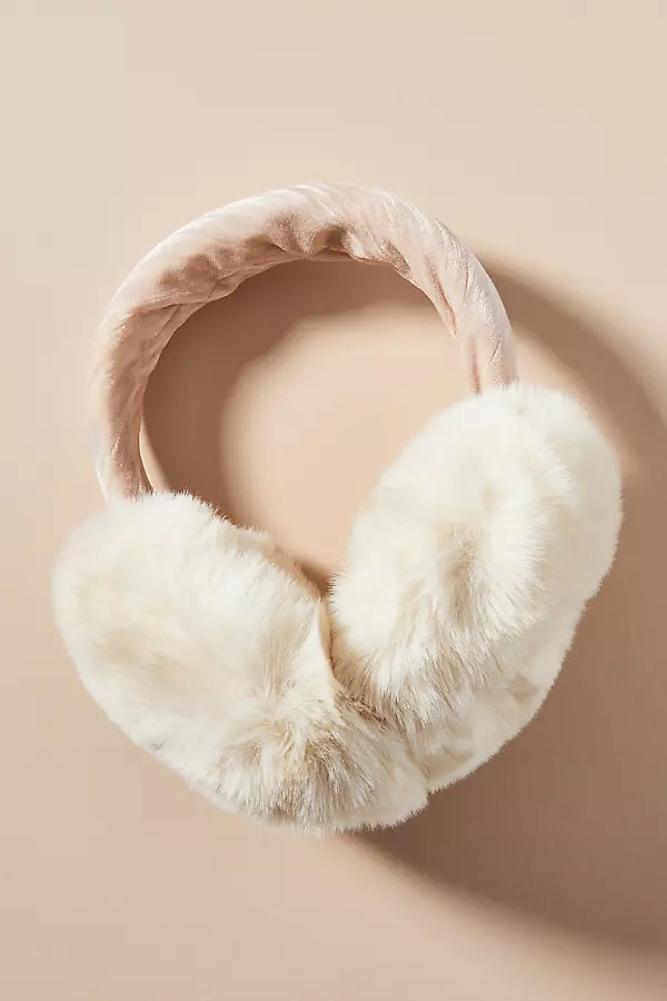 Velvet Fuzzy Earmuffs | Anthropologie (US)