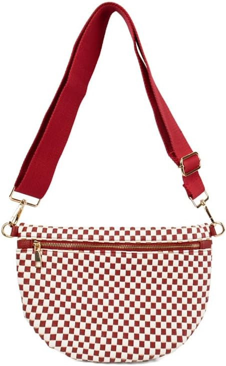 Babs + Birdie The Fiona | Woven Bum Bag | Stylish Woven Crossbody Bag | Adjustable Strap for Trav... | Amazon (US)