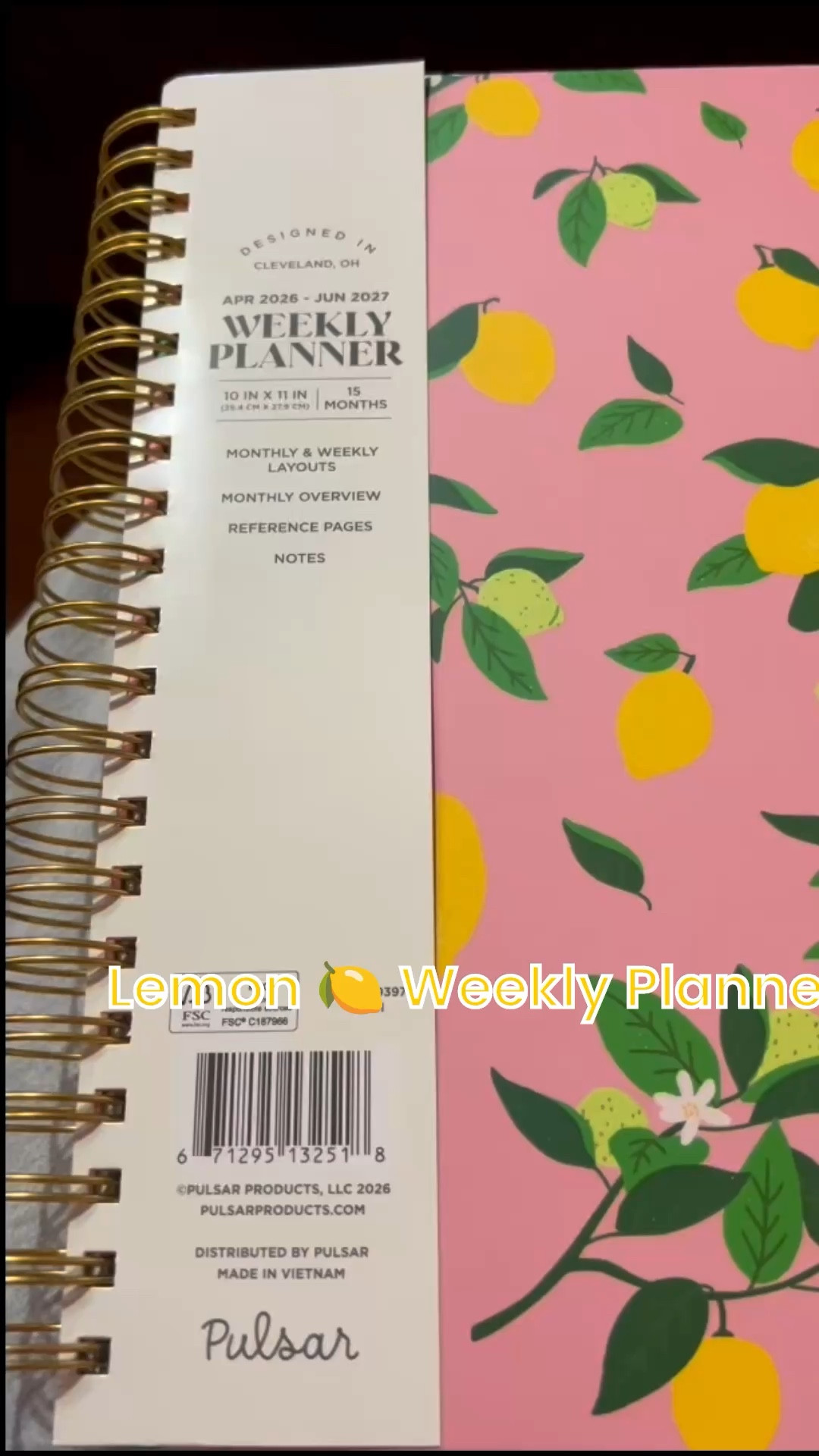  It’s that time of year again! Time to get my 15 Month Weekly Planner for 2026-2027. I love to get my planners @Target I love the pink color with lemons 🍋 It’s such a cute design. Time to organize my life again 🖊️ 📓 

#LTKHome #LTKdayinmylife #LTKstorytime