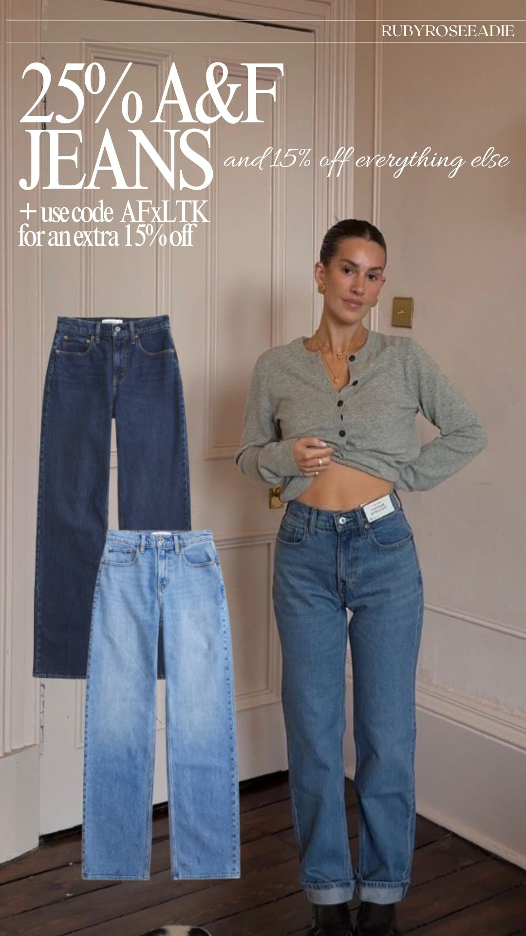 I love these jeans!! they are 25% off at Abercrombie right now!! 

Denim Favourites, Casual Wardrobe Edit, Everyday Style Staples, Relaxed Casual Dressing, Versatile High-Street Fashion, Investment Jeans, Capsule Wardrobe  

 #LTKuk #LTKautumn #LTKeurope