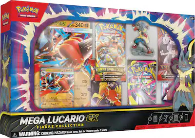 Pokémon - Trading Card Game: Mega Lucario ex Figure Collection | Best Buy U.S.