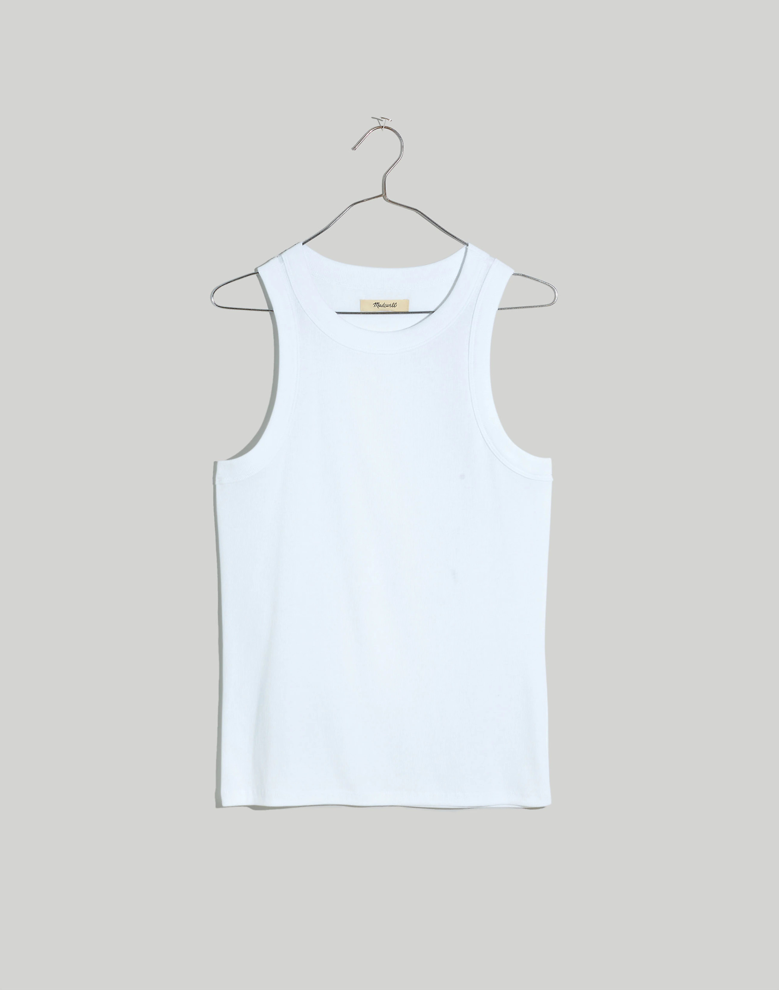 Brightside Rib Cutaway Tank | Madewell