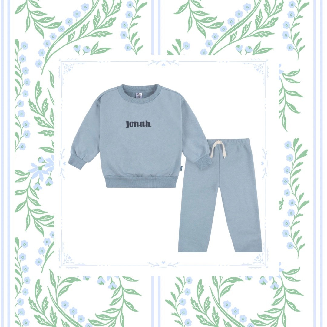 This sweatsuit is under $20 and includes free embroidery!

#LTKFamily #LTKBaby #LTKGiftGuide