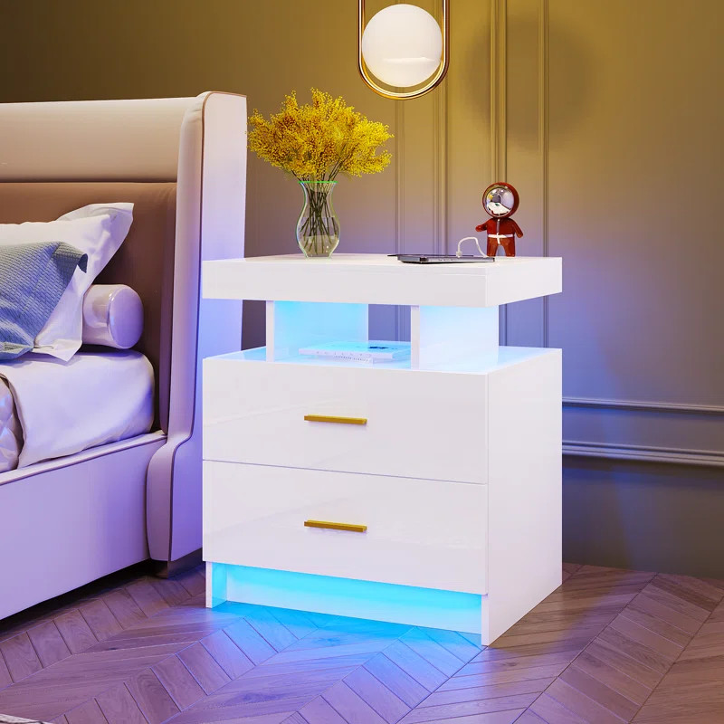 Ashten 2 - Drawer Nightstand | Wayfair North America