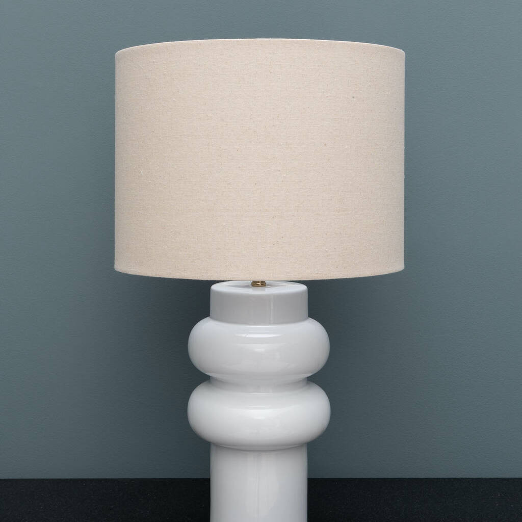 White Ceramic Table Lamp | Not On The High Street