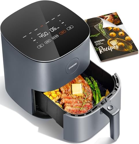 COSORI Air Fryer Pro 9-in-1, Compact 5QT, 450℉: Half Time & Chef-Grade Cook, One-Wipe Clean Gla... | Amazon (US)