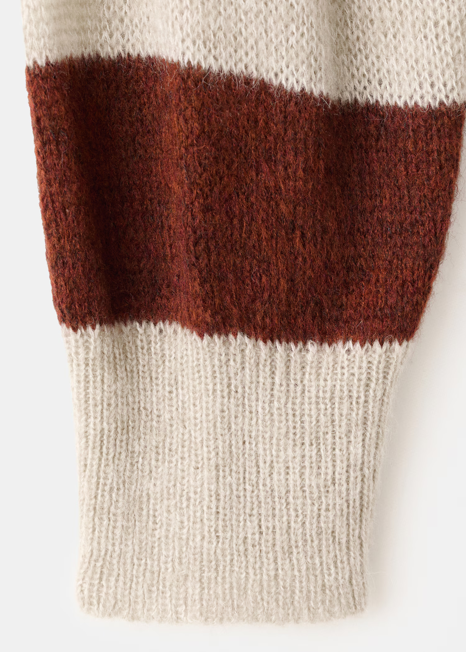 Striped polo-neck sweater - Women | MANGO USA | Mango (US/MX/AU)