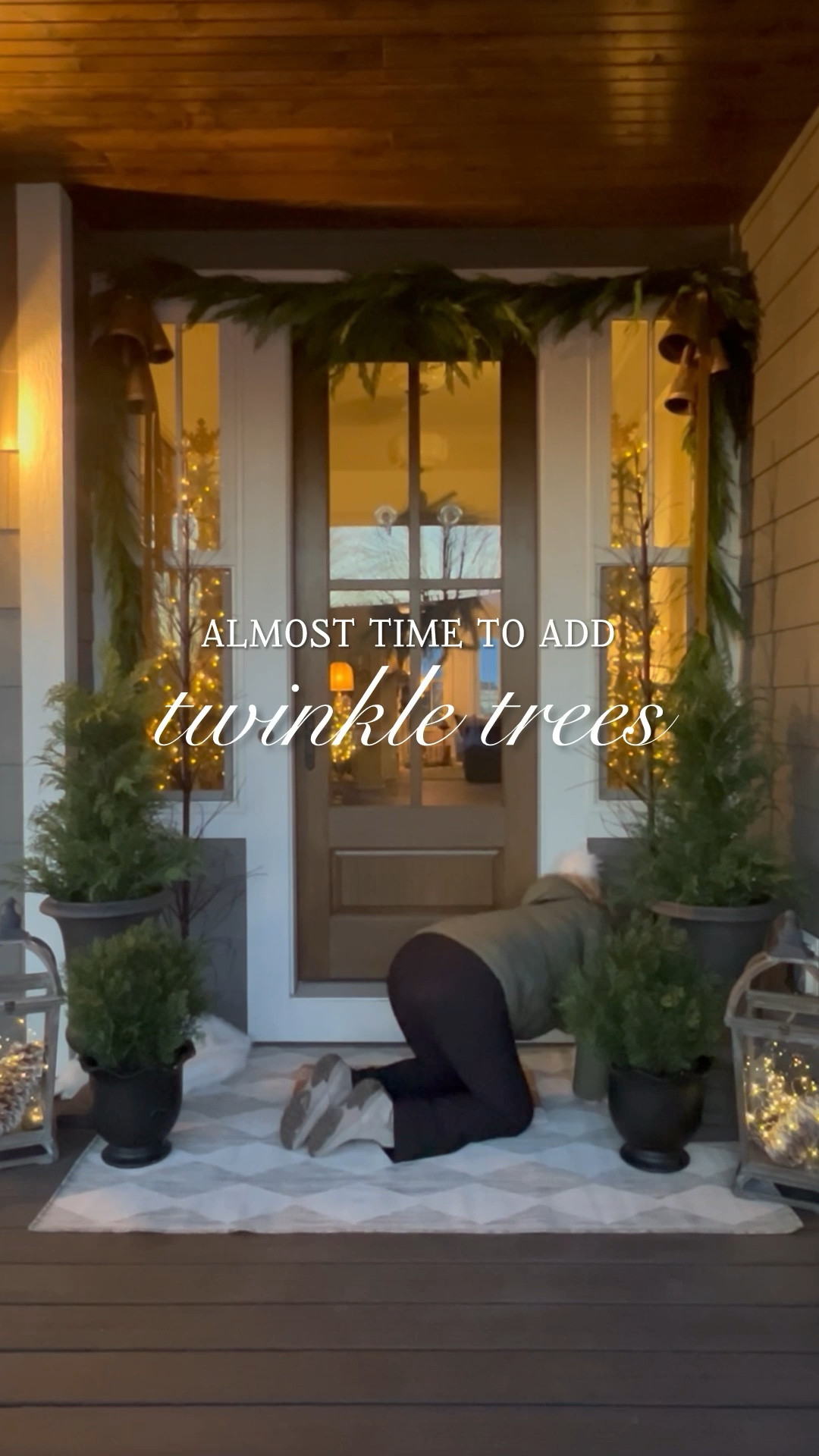 All the porch twinkle!  Linking several options. Mine are 7’ brown.

#ltkholiday

#LTKSeasonal #LTKHome