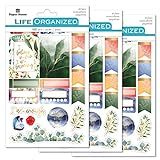 Paper House Productions Green Leaves Planner Stickers Multipack (Pack of 3) | Amazon (US)