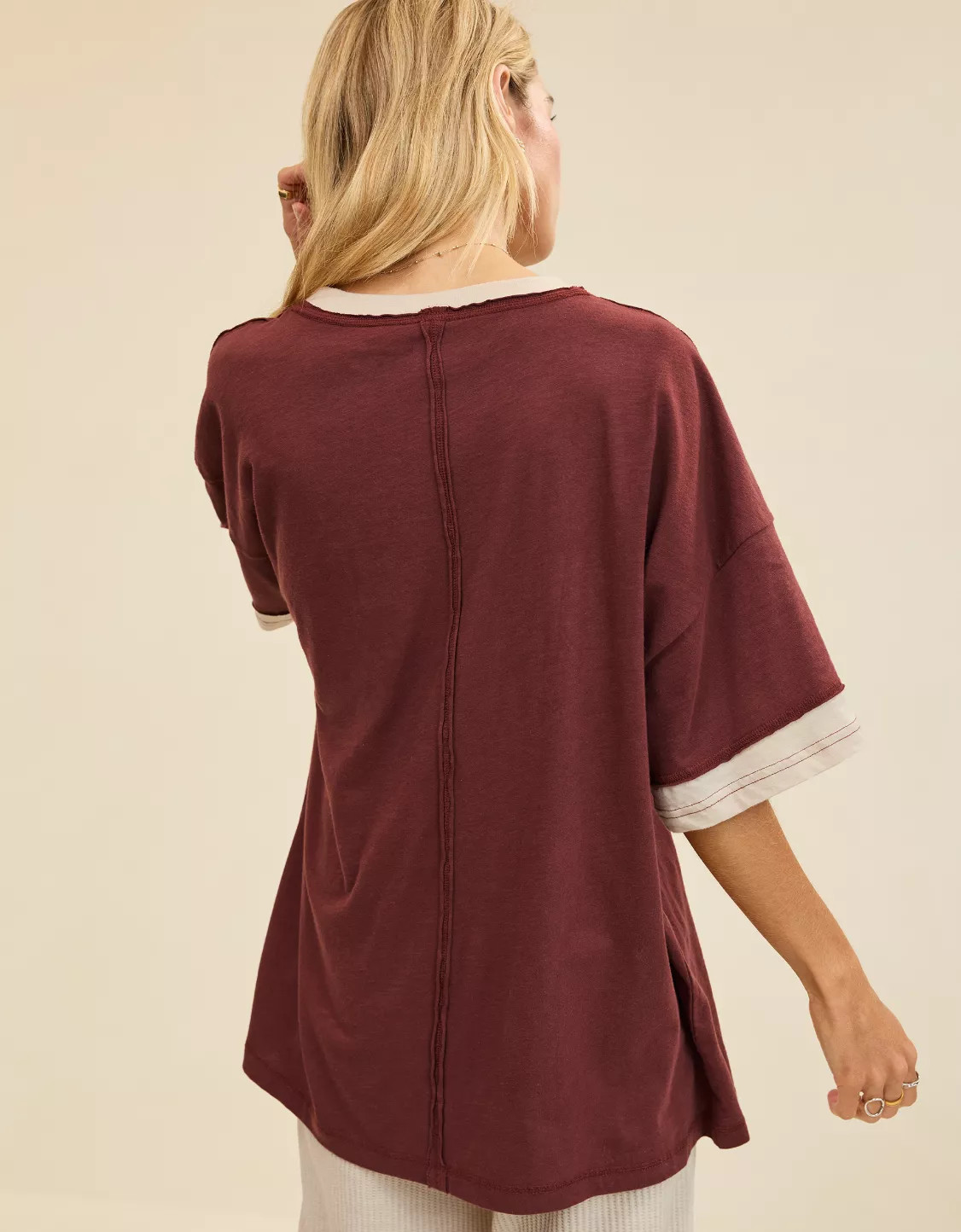 Aerie Crew Oversized Boyfriend T-Shirt | Aerie