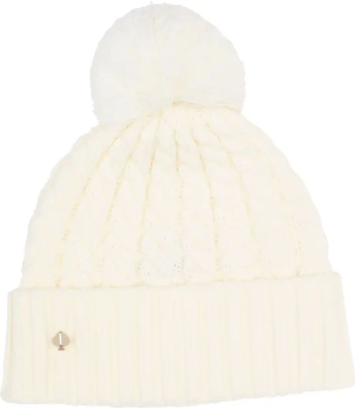 cable knit beanie | Nordstrom Rack