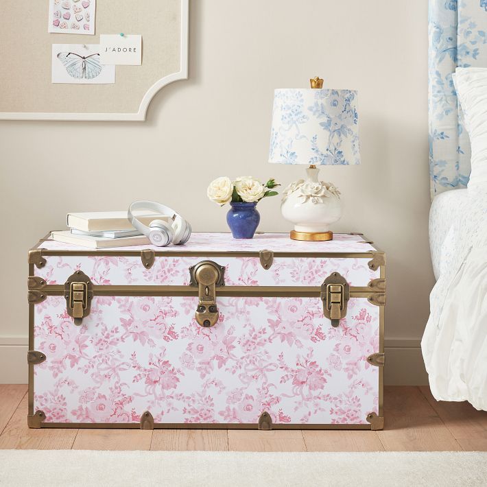 LoveShackFancy Garden Damask XXL Dorm Trunk | Pottery Barn Teen