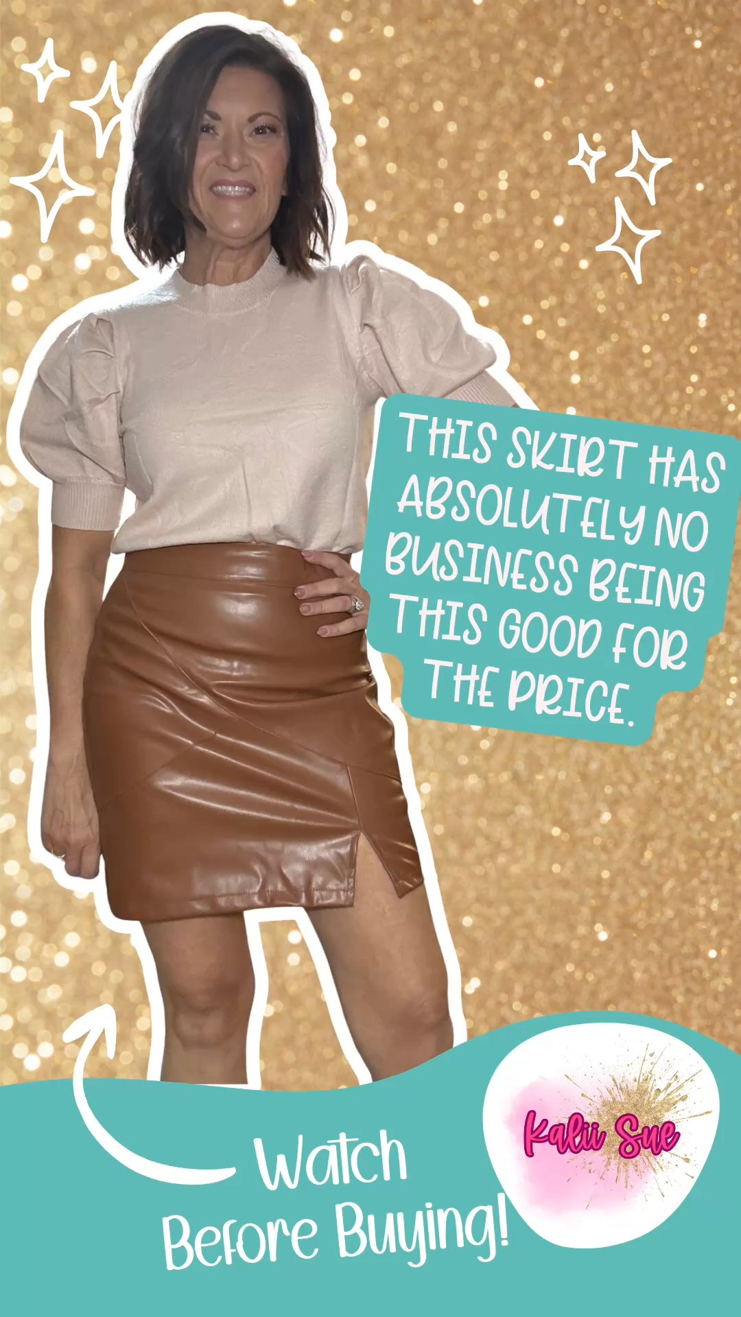 Brown faux leather mini skirt with built-in shorts from Amazon — and before you ask, yes it is that good and yes you need it immediately.

This We1Fit faux leather skirt in brown is giving everything the edgy, elevated, put-together energy that makes an outfit feel like a whole moment. The high waisted bodycon fit is incredibly flattering — it defines your waist, accentuates your curves, and the slit hem adds just the right amount of drama without going over the top. The brown colorway is warm and rich and honestly more versatile than you might think — it works with cream, black, white, cognac boots, tan heels, and everything in between.

The built-in shorts are a total game changer for a mini skirt — zero worrying about coverage, you can move freely, sit down, dance, do whatever you need to do and this skirt has you completely covered. The premium faux leather feels quality and polished, not cheap or stiff, and the construction is genuinely impressive. This is the kind of skirt that makes you look like you planned an entire editorial outfit when all you did was pick a good top and boots. Edgy, confident, and completely worth it. 

 

#LTKootd #LTKOver40