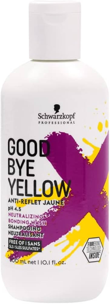GOODBYE YELLOW Neutralizing Wash Shampoo – Color Balancing for Brassy and Yellow Tones – Clea... | Amazon (US)