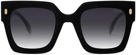 SOJOS Vintage Oversized Square Sunglasses for Women,Retro Womens Luxury Big Large Sun Glasses UV4... | Amazon (US)