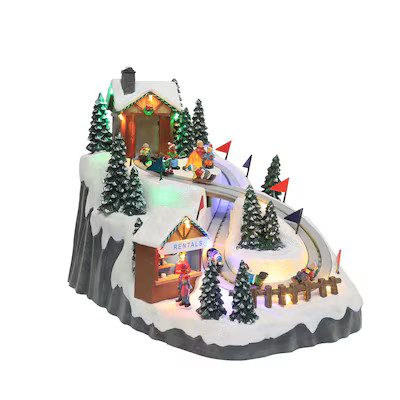 Carole Towne Carole Towne Lighted Musical Building | Lowe's