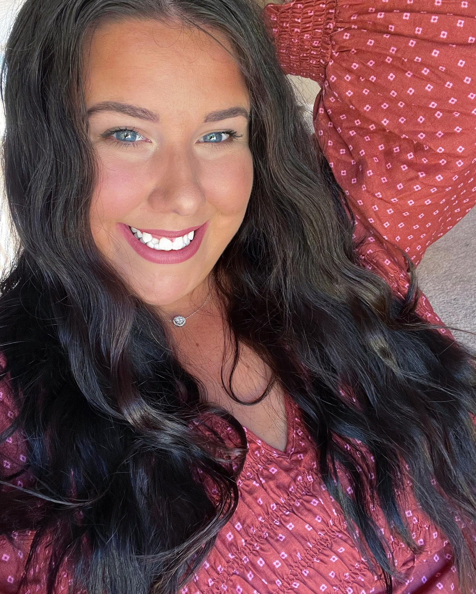 This blouse is my new go to for Fall!!! So extremely flattering. And the the burgundy makes your eyes pop! The Ava & Viv line is really stepping up the game for us curvy babes for Fall. I loved pairing this top with my Spanx leather leggings! 

#LTKSeasonal #LTKcurves #LTKunder50