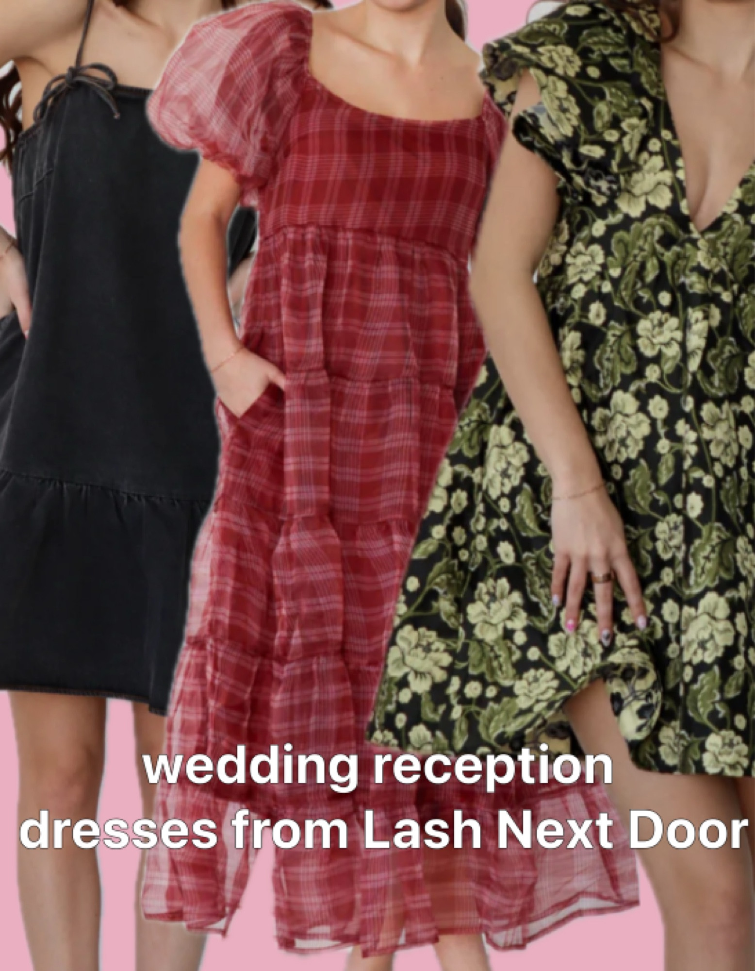 wedding guest dresses from Lash Next Door #wedding #weddingreception 

#LTKStyleTip #LTKParties #LTKU