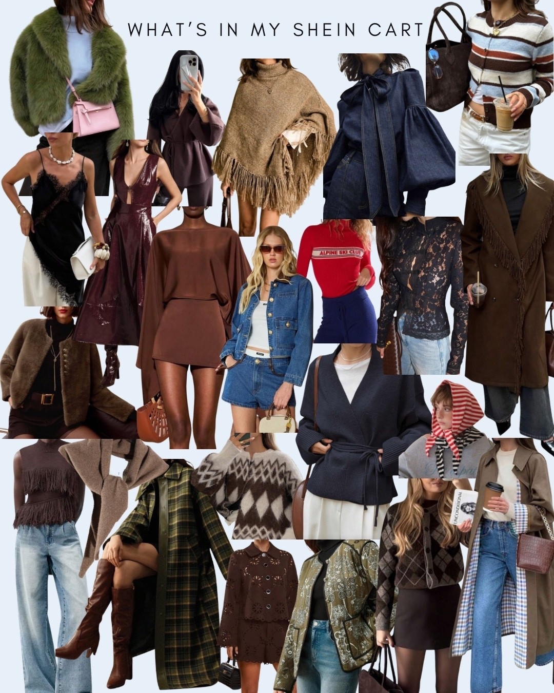 What’s in my SHEIN cart!!! 

#LTKSeasonal #LTKFindsUnder50 #LTKFindsUnder100