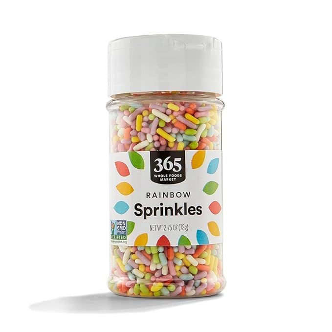 365 by Whole Foods Market, Rainbow Sprinkles, 2.75 Ounce, vegan | Amazon (US)