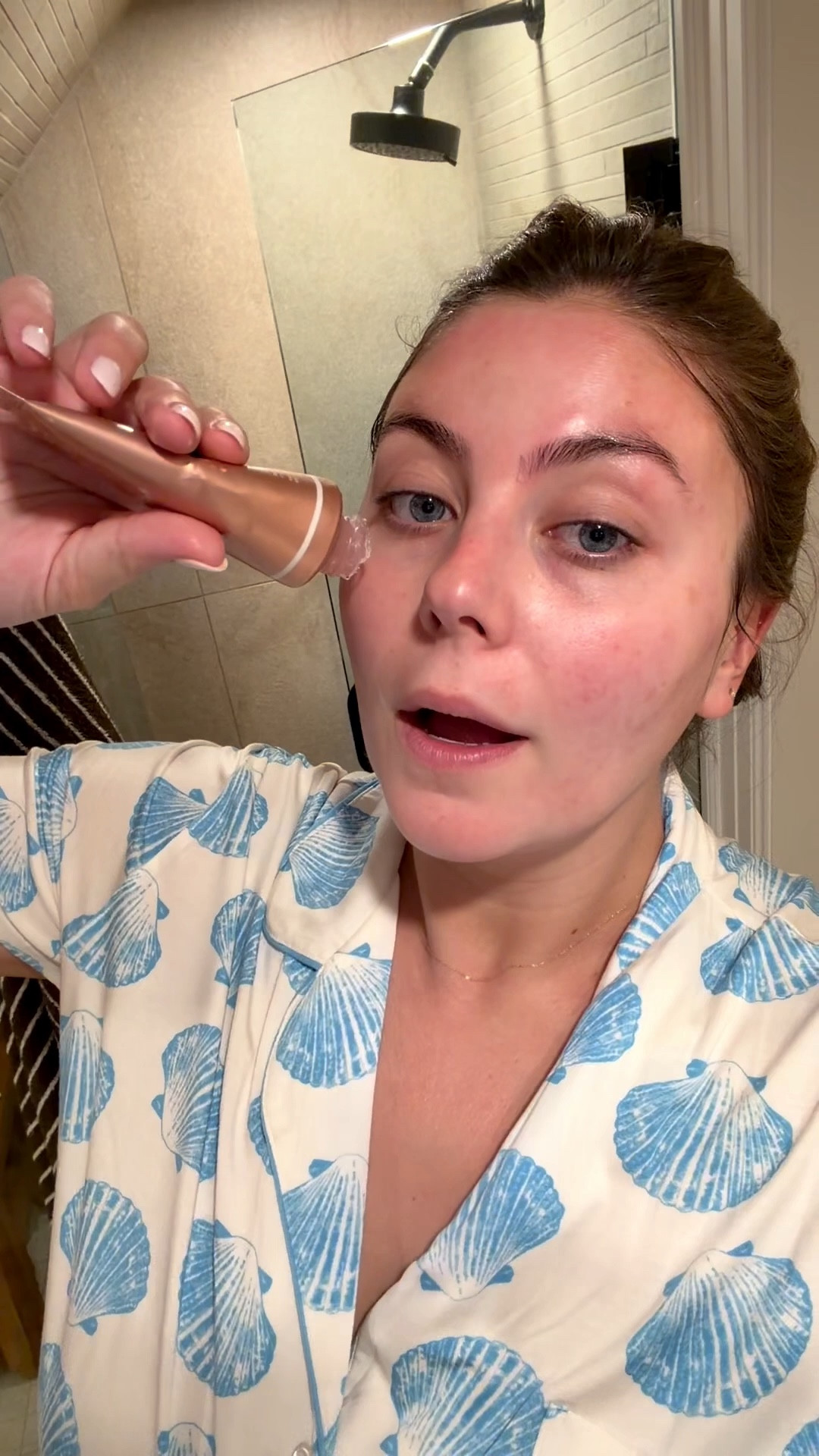 Evening skincare overnight collagen mask and pajamas - wearing XXL 

#LTKPlusSize #LTKBump #LTKselfcare