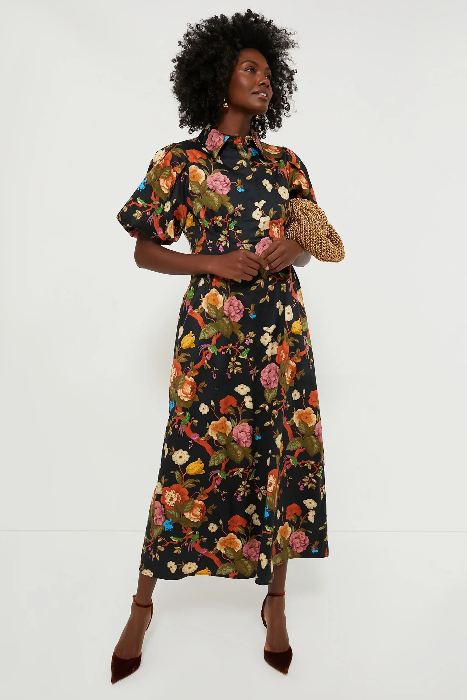 Baroque Floral Delaney Dress | Tuckernuck (US)