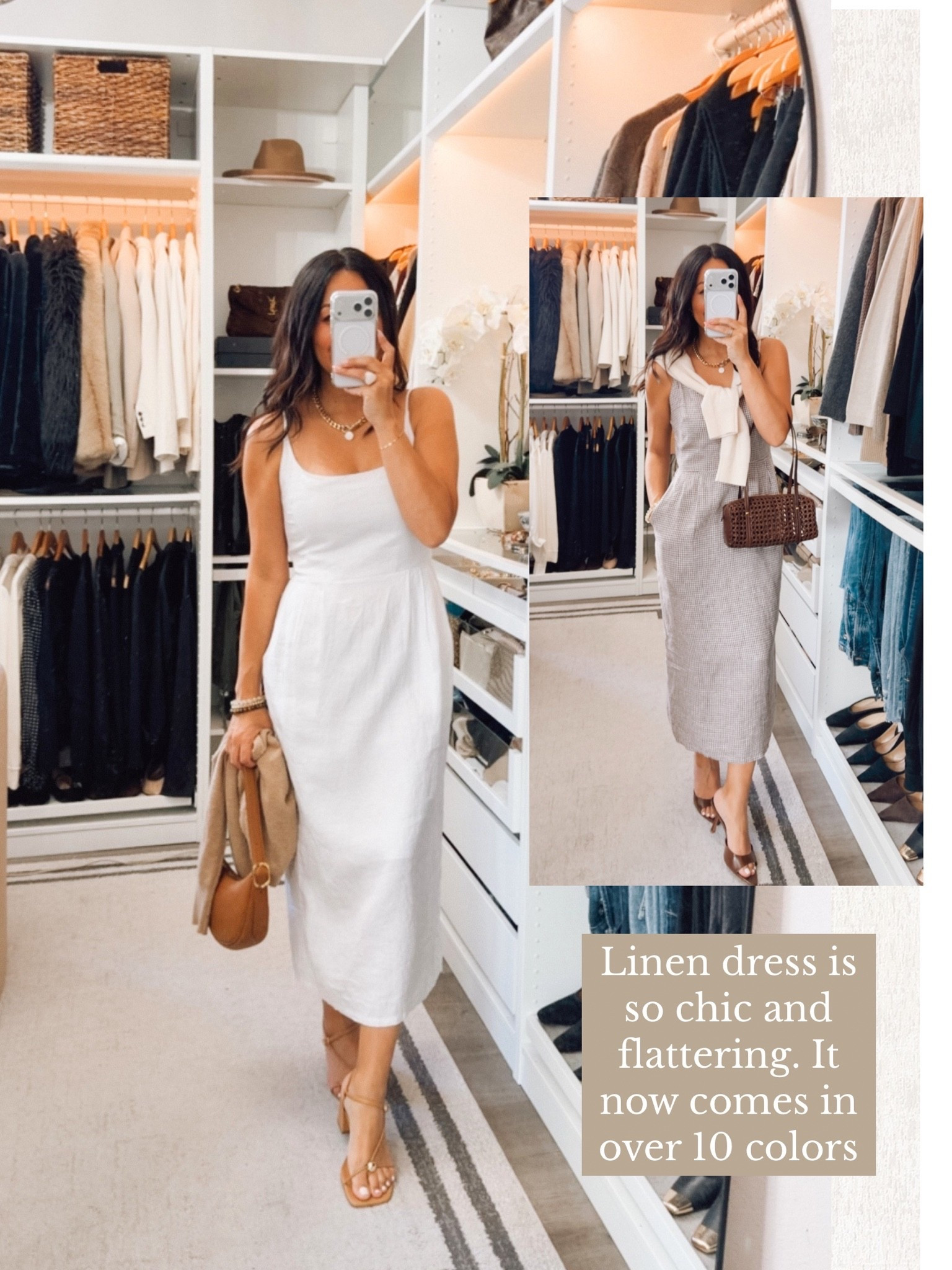 Linen dress⭐️ fits TTS wearing a small

#LTKootd #LTKSeasonal