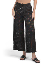 Cotton Eyelet Cover-up Pants | Clothing | Marshalls | Marshalls