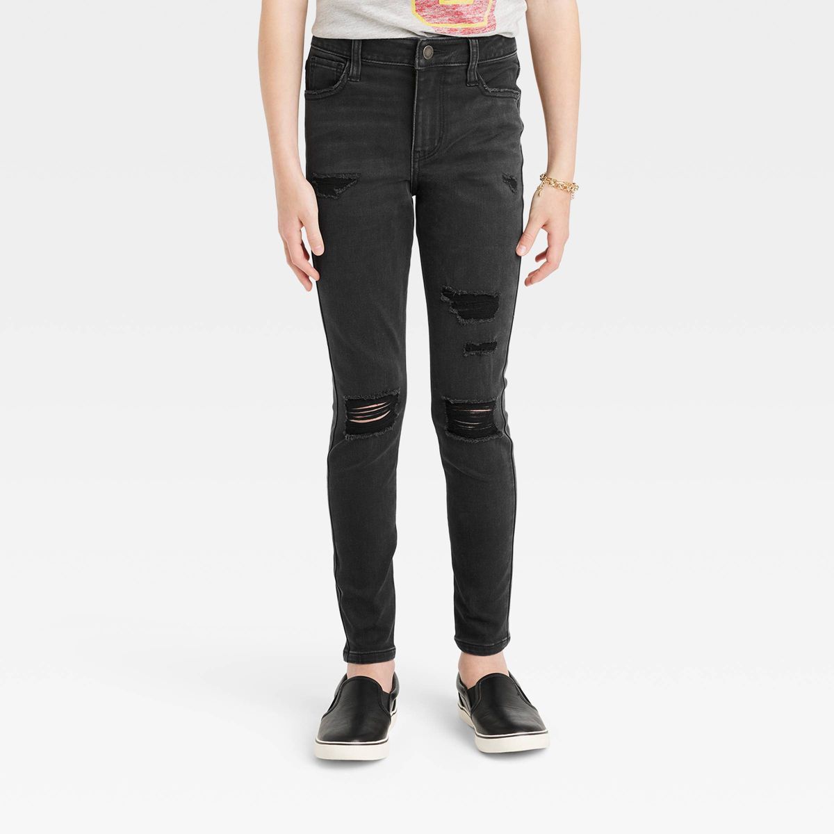 Girls' High-Rise Skinny Jeans - art class™ | Target