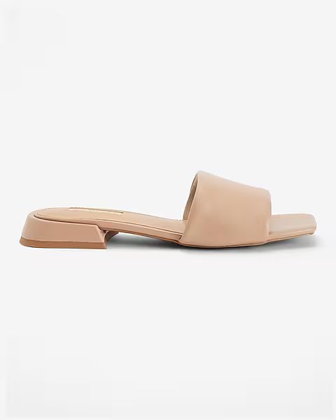 Thick Strap Flat Sandals | Express